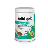 Solid Gold SeaMeal polvo dosificador para mascotas.