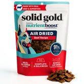 Solid Gold Toppers ternera real en trozos para perros, sabor y proteína de alta calidad.