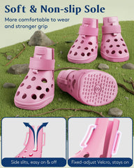 SOLOWINNER botas para patas con ventilación para comodidad.