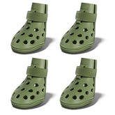 Botas SOLOWINNER para perros con pavimento caliente protección anticalor y ajuste cómodo.