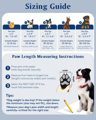 SOLOWINNER zapatos para perros con ajuste por correas para seguridad.