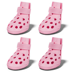 SOLOWINNER zapatos para perros protegen las patas del pavimento caliente.