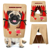 Solsew cabina de besos para perros, vista frontal, ideal para fotos festivas