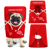 Solsew cabina de besos para perros y gatos, accesorio festivo para fotos