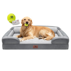 Cama ortopédica Song Puppy XL para perros grandes, vista general y confort estable.