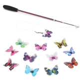 SONGWAY juguete mariposa con cascabel para gatos, estimula la caza en interiores.