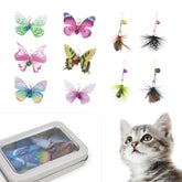 SONGWAY juguete de gato mariposa para juego activo en interiores.