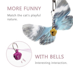 Varita extensible SONGWAY para gatos, juego seguro y cercano.