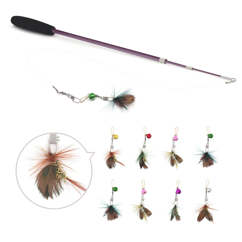 SONGWAY Juguete insectos volando para gatos, estimula la caza y la actividad física