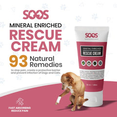 SOOS Rescue Cream para patas secas, piel más suave