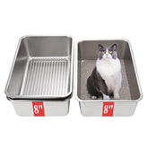 Sorstrem caja-litter 8-pulgadas, cribado eficaz para arcilla aglutinante y pellets de pino.