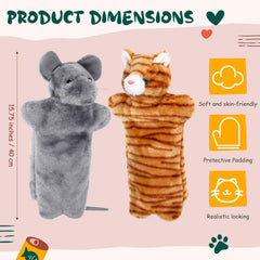 Sosation guantes para gatos, par de juego diario y seguro.