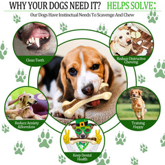 Sosation con sabor a ternera, juguete masticable para perros activos.