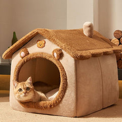 Sothuba base antideslizante en cama de gato marrón, estabilidad en pisos.