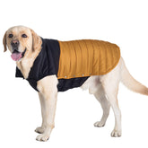 SPACE LION chaqueta acolchada para perro con cuello ajustable, ajuste cómodo.