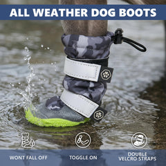 Spark Paws botas con forro fleece para confort en paseos fríos