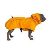 Spark Paws capa para perro amarillo mostaza cubre todo el cuerpo para días lluviosos