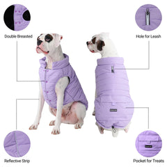 Spark Paws chaqueta de perro, detalle de cremallera, facilidad de uso
