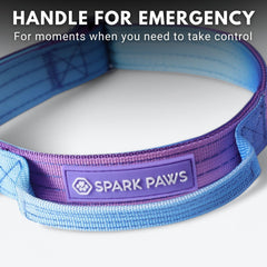 Spark Paws Collar de nylon premium para uso prolongado y alta resistencia.