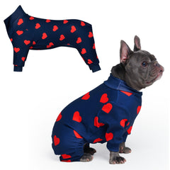 Pijama Spark Paws con diseño de corazón, talla L, comodidad suave