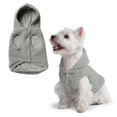Spark Paws sudadera perro capucha frente, sensación suave y cálida para paseos fríos