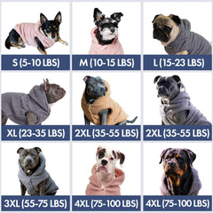 Spark Paws sudadera para perro con doble botonadura, ajuste ideal para razas pequeñas y medianas.