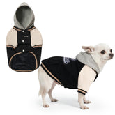 Spark Paws Varsity sudadera frontal, ajuste cómodo para paseos diarios