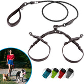 SparklyPets doble correa para perros pequeños, visión general para paseos cómodos y sincronizados.