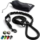 SparklyPets correa de cuerda elastica en vista frontal, absorbe tirones para paseos mas suaves.