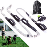 SparklyPets: correa doble con giro 360° sin enredos para paseos tranquilos