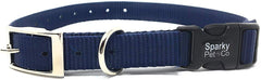 Sparky Pet Co E collar repuesto con correa y hebilla doble para mayor durabilidad.
