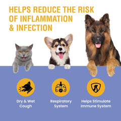 Special Breed apoyo respiratorio en formato líquido, facilita la administración para perros y gatos.