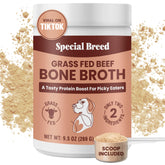 Special Breed polvo caldo de huesos en taza para perros y gatos, sabor reconfortante
