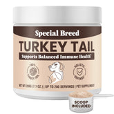 Special Breed polvo hongo cola de pavo para perros; apoyo a la inmunidad