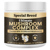 Special Breed polvo de hongos para perros y gatos en bote, fácil de usar.