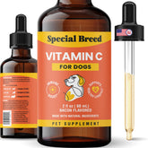 Special Breed Vitamina C para perros: botella con gotero para dosis fáciles.