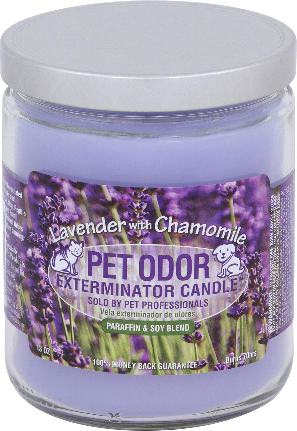 Vela SPECIALTY PET PRODUCTS con aroma lavanda y manzanilla para mascotas