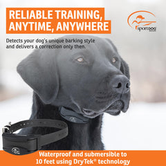 SportDOG NoBark SBC-R con diseño impermeable para todas las condiciones.
