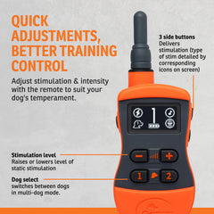SportDOG SportTrainer collar ajustable para perros desde 8 libras y cuello de 5 a 22 pulgadas.