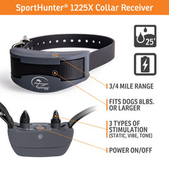 SportDOG YardTrainer receptor cómodo para perros de 8 libras en adelante