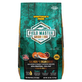 Sportsman's Pride Field Master con salmón y batata, bolsa de 30 lb para perros activos.