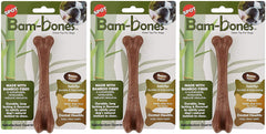 SPOT Bambone Bone, juguete masticable de bambú para perros, entretenimiento seguro.