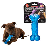 SPOT Hueso aromatizado con tocino para perros, ideal para juego