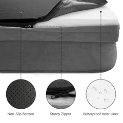 Revestimiento impermeable con Spotted Play para mayor resistencia a derrames.