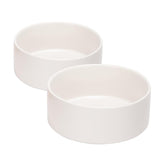 SPUNKYJUNKY tazón cerámico para perros y gatos, 2pack estable para comidas diarias