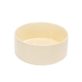 SPUNKYJUNKY bol cerámico beige estable para perros y gatos, evita movimientos.