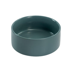 SPUNKYJUNKY cuenco cerámico 400 ml, verde claro, vista frontal para alimentación diaria.