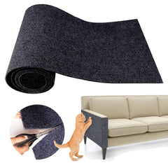 SREBAY alfombra rasca-gato adhesiva en gris protege muebles.