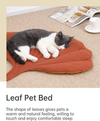 SSDHUA nido para gato hoja, diseño natural