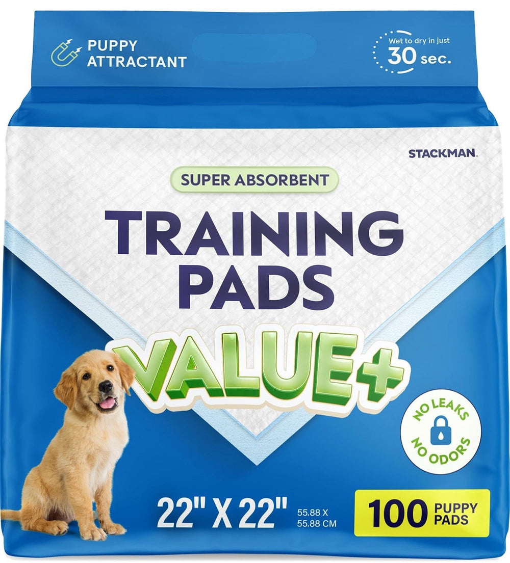 Stack Man tapetes para cachorros, empaque de 100 unidades, conveniente para entrenamiento